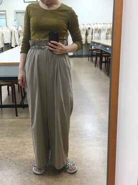 「IENA SLOBE」｜inekoさん（レディース・156cm）の夏コーディネート