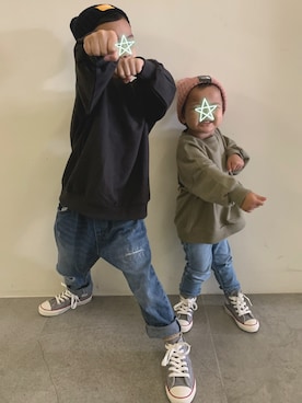 576さん（キッズ・110cm）の冬コーディネート