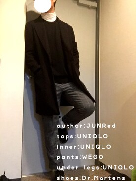 いっとーさん（メンズ・177cm）の冬コーディネート