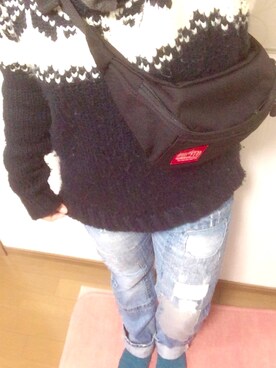 「Manhattan Portage」｜ayaさん（レディース・158cm）の冬コーディネート