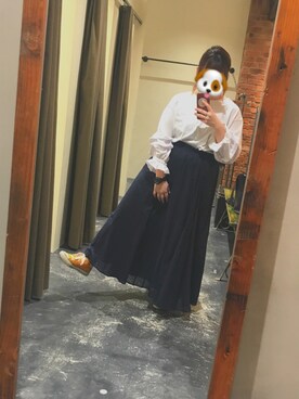 「フリルトップス」｜nattunさん（レディース・151cm）の春コーディネート