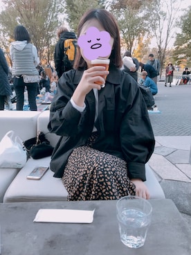 「CONVERSE TOKYO（コンバーストウキョウ）のアイテム（ジャケット/アウター）」を使った、たすたすさん（レディース・155cm）の春コーディネート