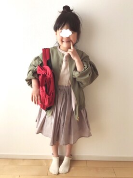 「Seraph（セラフ）のアイテム（ジャケット/アウター）」を使った、yさん（キッズ・110cm）の春コーディネート