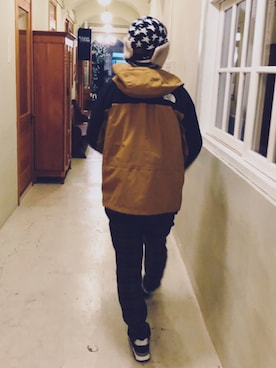 「ザノースフェイス」｜「アイテム（マウンテンパーカー）」を使った、YS🧸🇬🇧さん（メンズ・175cm）の冬コーディネート