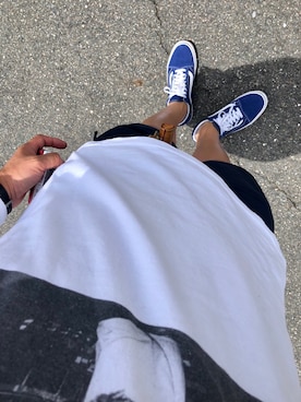 「RAPTEES（ラップティーズ）のアイテム」を使った、YS🧸🇬🇧さん（メンズ・177cm）の夏コーディネート