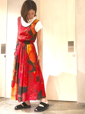 「So 1:1（ソウワンバイワン）のアイテム」を使った、uchikoさん（レディース・160cm）の夏コーディネート