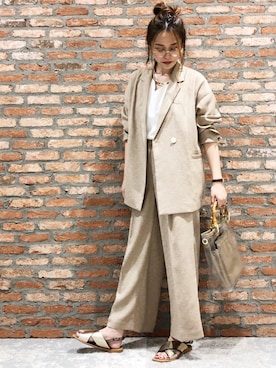 ニッシさん（レディース・164cm）の春コーディネート