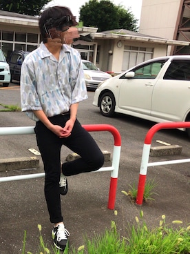 yuuu☀︎さん（メンズ・175cm）の夏コーディネート