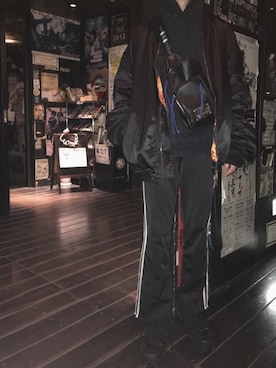 「アイテム（MA-1）」を使った、👾さん（メンズ・165cm・10代）の春コーディネート