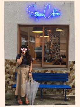 「ステレオコーヒー」｜Chikako Satouさん（レディース・157cm）の秋コーディネート
