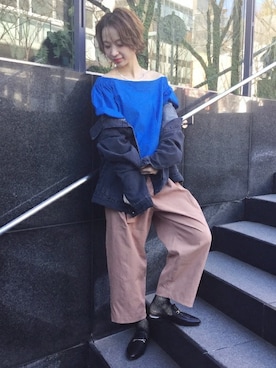 「relume」｜JOURNAL STANDARD relume表参道店スタッフさん（レディース・160cm）の冬コーディネート