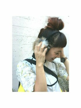 「NIRAME.CO（ニラメッコ）のアイテム（シャツワンピース）」を使った、kiiroitoriさん（レディース・156cm）の秋コーディネート