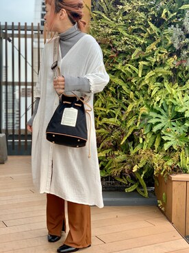 「シアタープロダクツ(THEATRE PRODUCTS)」｜「アイテム（シャツワンピース）」を使った、kiiroitoriさん（レディース・156cm）の春コーディネート