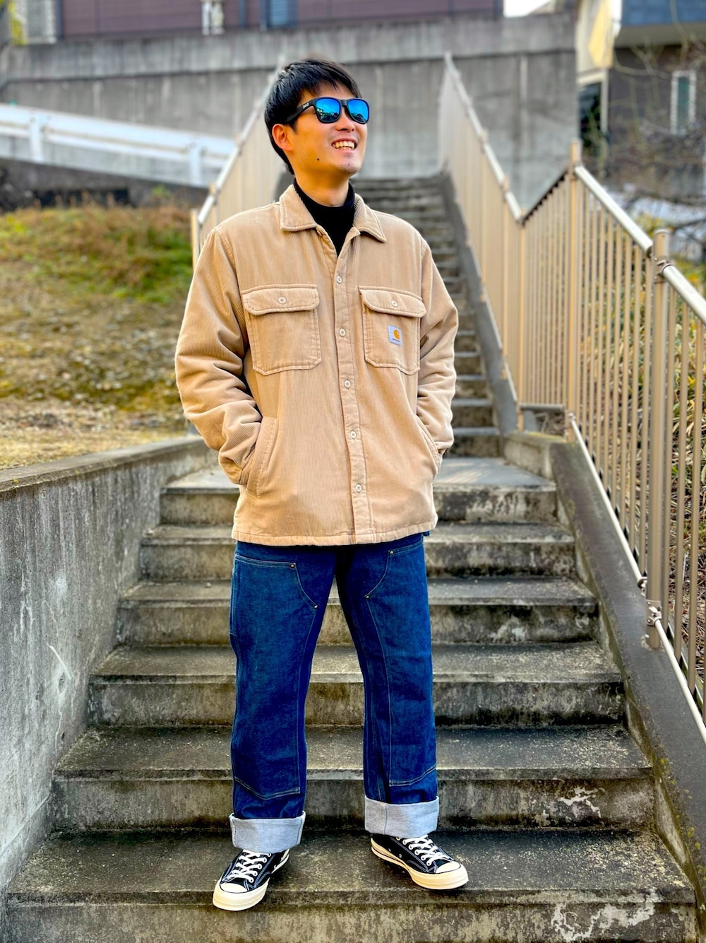 【Carhartt/カーハート】ダブルニー デニム トップイズム TopIsm Carhartt カーハート WIP ワイドシルエット