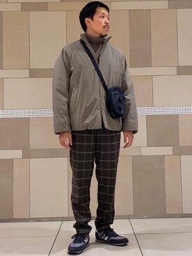「一押しのアウタースタイル」｜「アイテム（ブルゾン）」を使った、minetokuさん（メンズ・173cm）の秋コーディネート