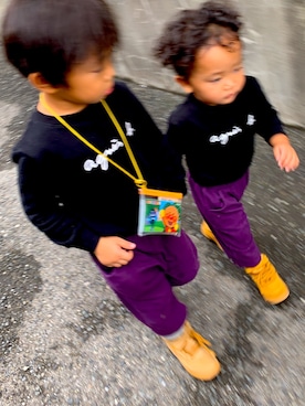 ひろさん(キッズ・100cm)の冬コーディネート