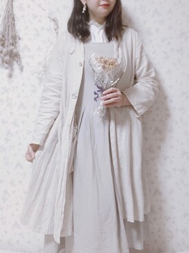 「SM2（エスエムツー）のアイテム（その他アウター）」を使った、むぎ。さん（レディース・160cm）の春コーディネート