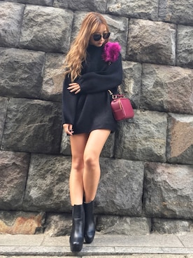 HARUKAさん（レディース・156cm）の秋コーディネート