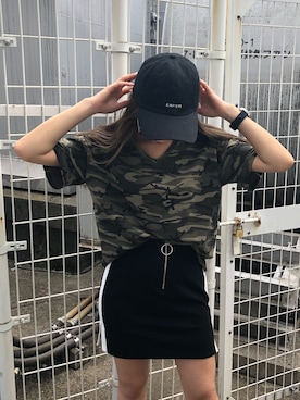 HARUKAさん（レディース・156cm）の夏コーディネート