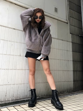 HARUKAさん（レディース・156cm）の秋コーディネート