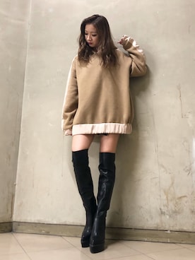 HARUKAさん（レディース・156cm）の秋コーディネート