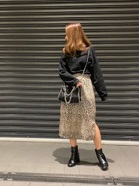 「AMAIL（アマイル）のアイテム」を使った、HARUKAさん（レディース・156cm）の秋コーディネート