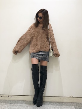HARUKAさん（レディース・156cm）の秋コーディネート