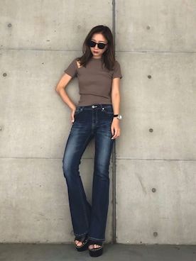 HARUKAさん（レディース・157cm）の夏コーディネート