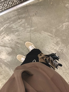 「VANS（バンズ）のアイテム（スニーカー、ベージュ系）」を使った、Naokiさん（メンズ・168cm）の秋コーディネート