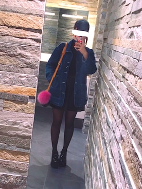 「monkey bite（モンキーバイト）のアイテム」を使った、pippiさん（レディース・158cm）の秋コーディネート