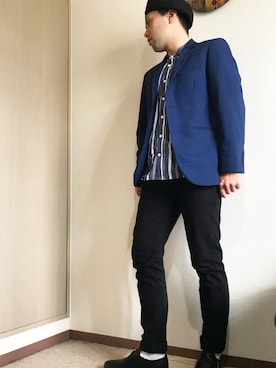 モハメド有村さん(メンズ・171cm)の春コーディネート