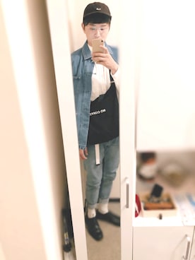 「GLOBAL WORK（グローバルワーク）のアイテム（カバーオール）」を使った、丸尾 智次さん（メンズ・180cm）の秋コーディネート