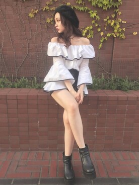 眞白桃々(ましろもも)さんのコーディネート