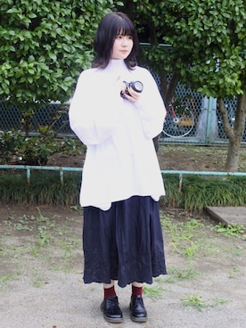 「SASQUATCHfabrix.（サスクワァッチファブリックス）のアイテム」を使った、ちかっぱさん（レディース・161cm）の夏コーディネート