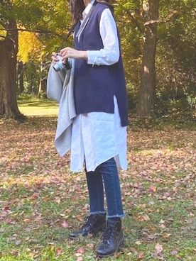 「STYLE DELI（スタイルデリ）のアイテム（トップス）」を使った、Yuriさん（レディース・164cm）の秋コーディネート