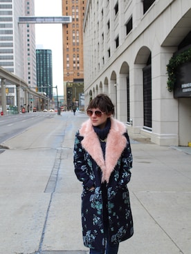 「Endless Rose（エンドレスローズ）のアイテム」を使った、claireさん（レディース・155cm）の冬コーディネート