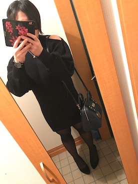 「飲み会」｜𝚊𝚢𝚗.さん（レディース・155cm・20代）の冬コーディネート