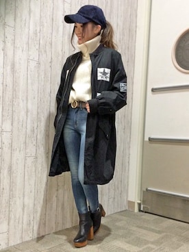 VENCE EXCHANGE LADIES STAFFさん（レディース・160cm）の冬コーディネート