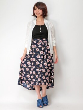 「VENCEEXCHANGE（ヴァンスエクスチェンジ）のアイテム（ブルゾン）」を使った、VENCE EXCHANGE LADIES STAFFさん（レディース・160cm）の冬コーディネート