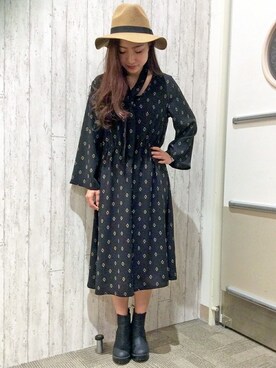 VENCE EXCHANGE LADIES STAFFさん（レディース・160cm）の冬コーディネート