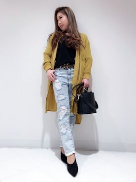 VENCE EXCHANGE LADIES STAFFさん（レディース・160cm）の春コーディネート