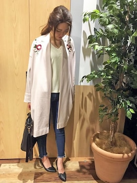 VENCE EXCHANGE LADIES STAFFさん（レディース・160cm）の春コーディネート