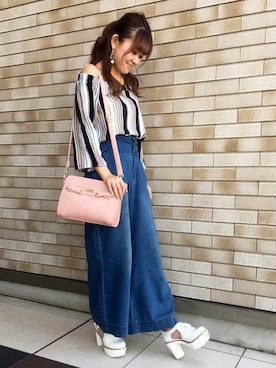 VENCE EXCHANGE LADIES STAFFさん（レディース・160cm）の春コーディネート