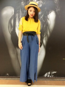 VENCE EXCHANGE LADIES STAFFさん（レディース・160cm）の春コーディネート