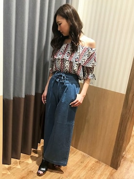 VENCE EXCHANGE LADIES STAFFさん（レディース・160cm）の春コーディネート