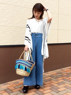 VENCE EXCHANGE LADIES STAFFさん（レディース・160cm）の春コーディネート