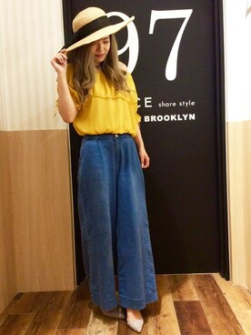 VENCE EXCHANGE LADIES STAFFさん（レディース・160cm）の春コーディネート