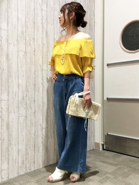 VENCE EXCHANGE LADIES STAFFさん（レディース・160cm）の春コーディネート