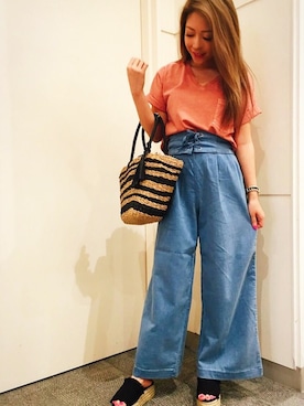 VENCE EXCHANGE LADIES STAFFさん（レディース・160cm）の春コーディネート