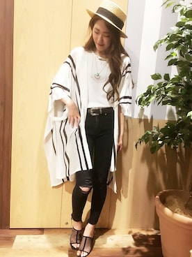 VENCE EXCHANGE LADIES STAFFさん（レディース・160cm）の春コーディネート